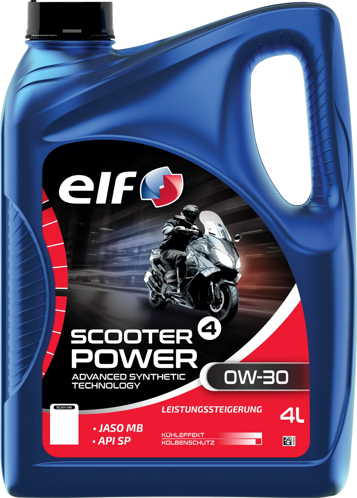 ELF Scooter 4 Power 0W-30 Advanced Synthetic Engine Oil 4 Liter