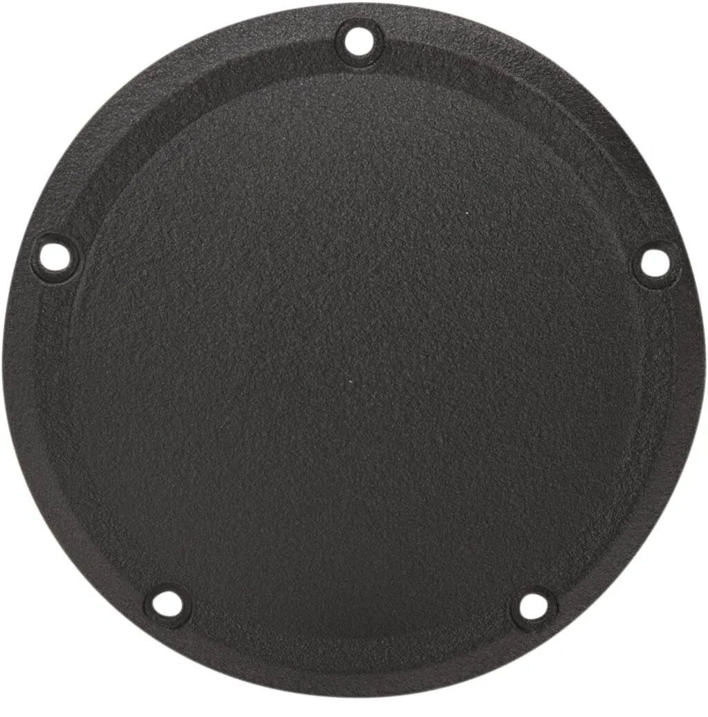 Drag Specialties Wrinkle Black 5-Hole Derby Cover Big Twin