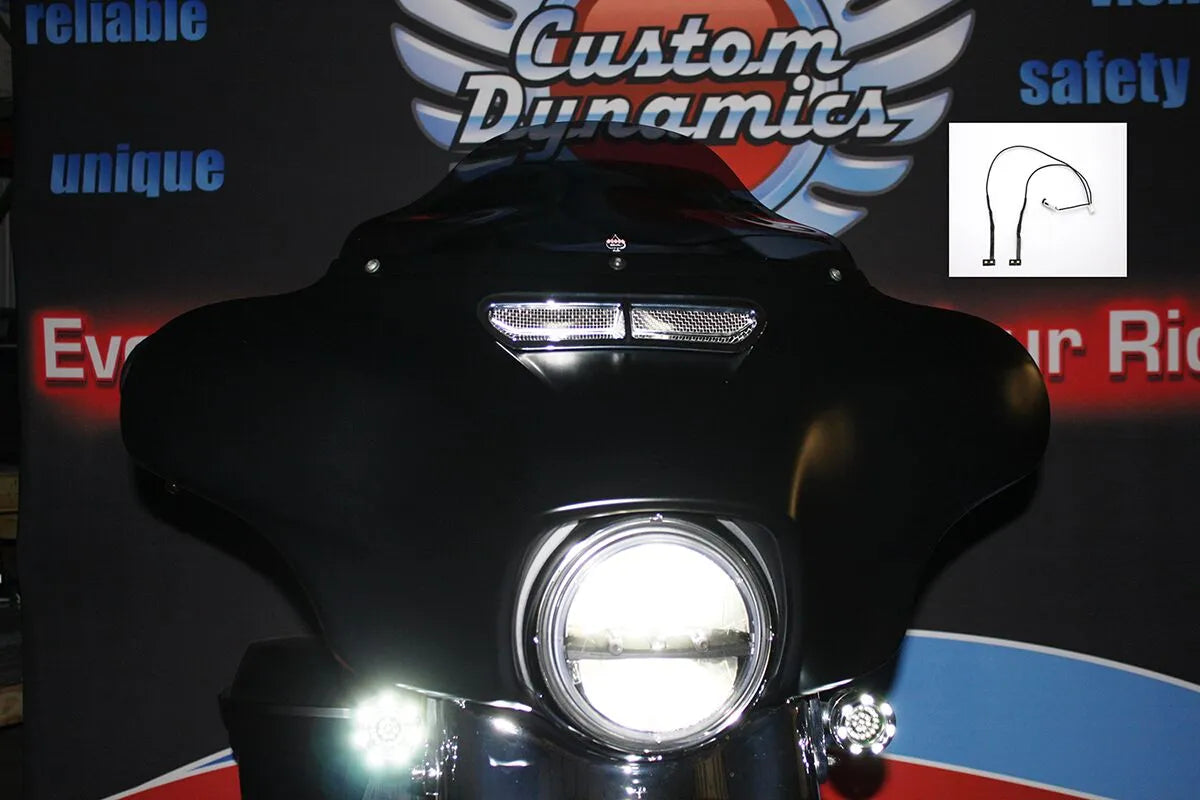Custom Dynamics Windshield Vent Led Light Kit