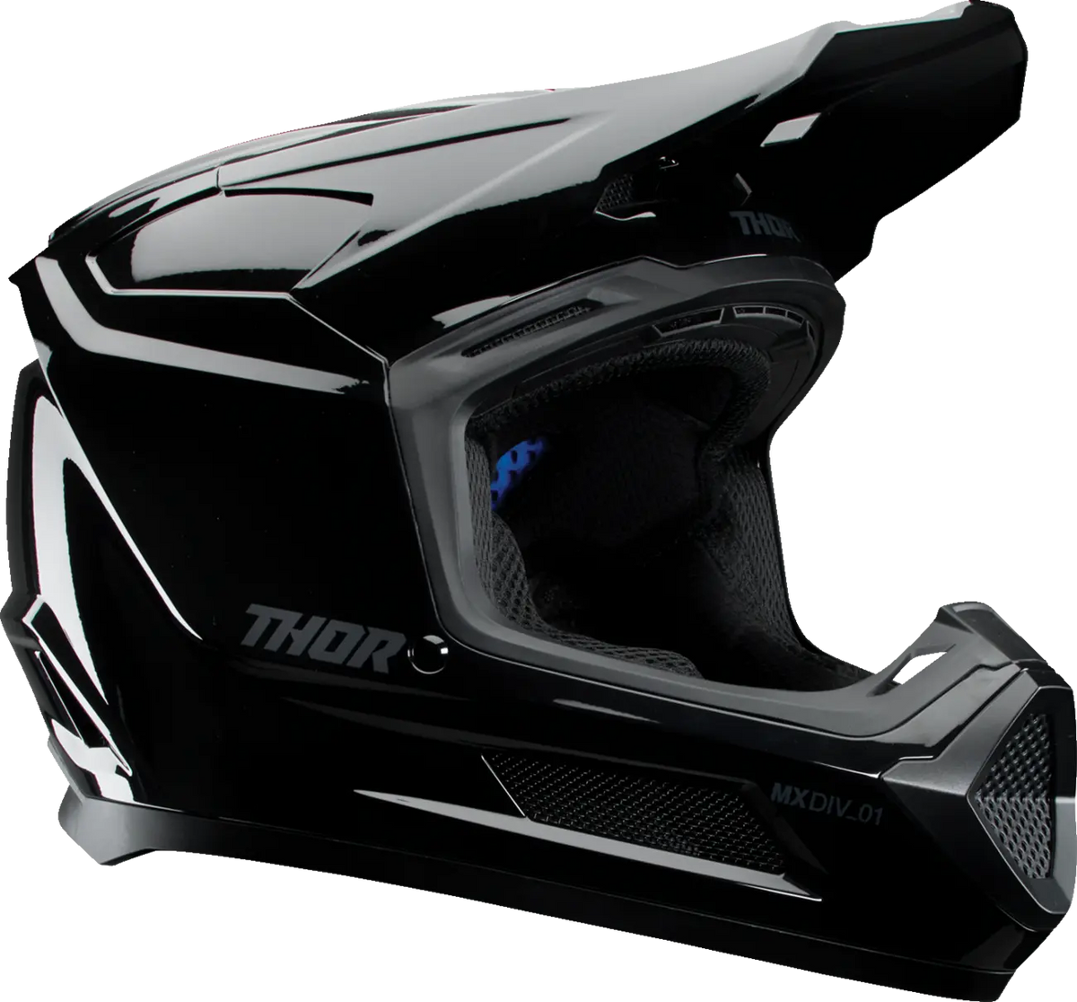 Thor Fleet Youth Blackout Gloss Helmet