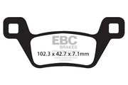 Ebc R Series Spiekane Klocki Hamulcowe Do Atv - Tył