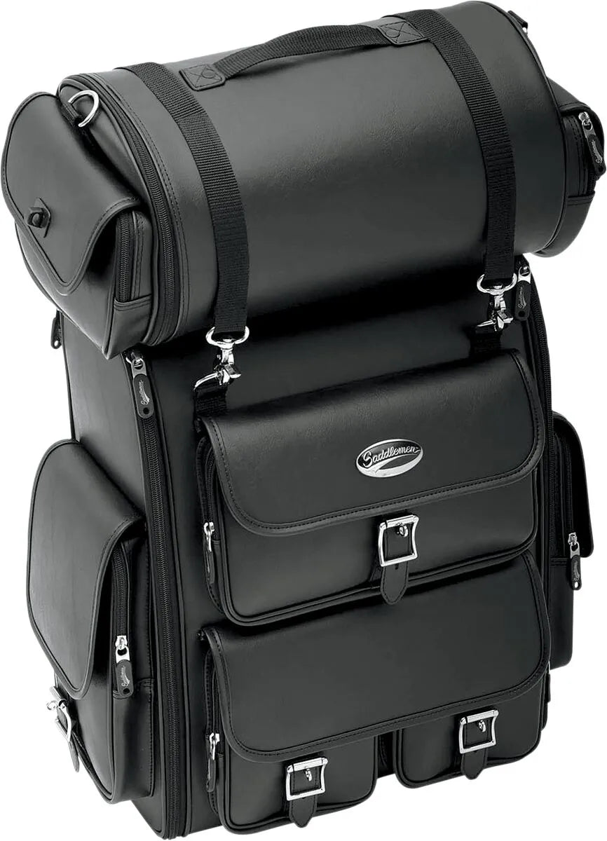 Saddlemen Ex2200 Sissy Bar Bag With Roll Bag