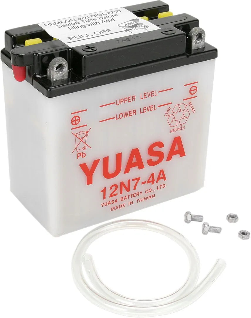 Yuasa 12N7-4A Conventional Dry Battery for Suzuki Harley Davidson