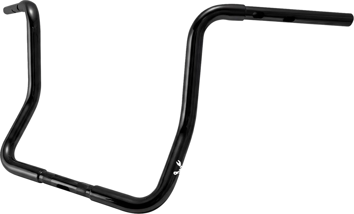 Burly Brand Bagger Bar 1-1/4" 15" Ape Hanger Handlebar Black