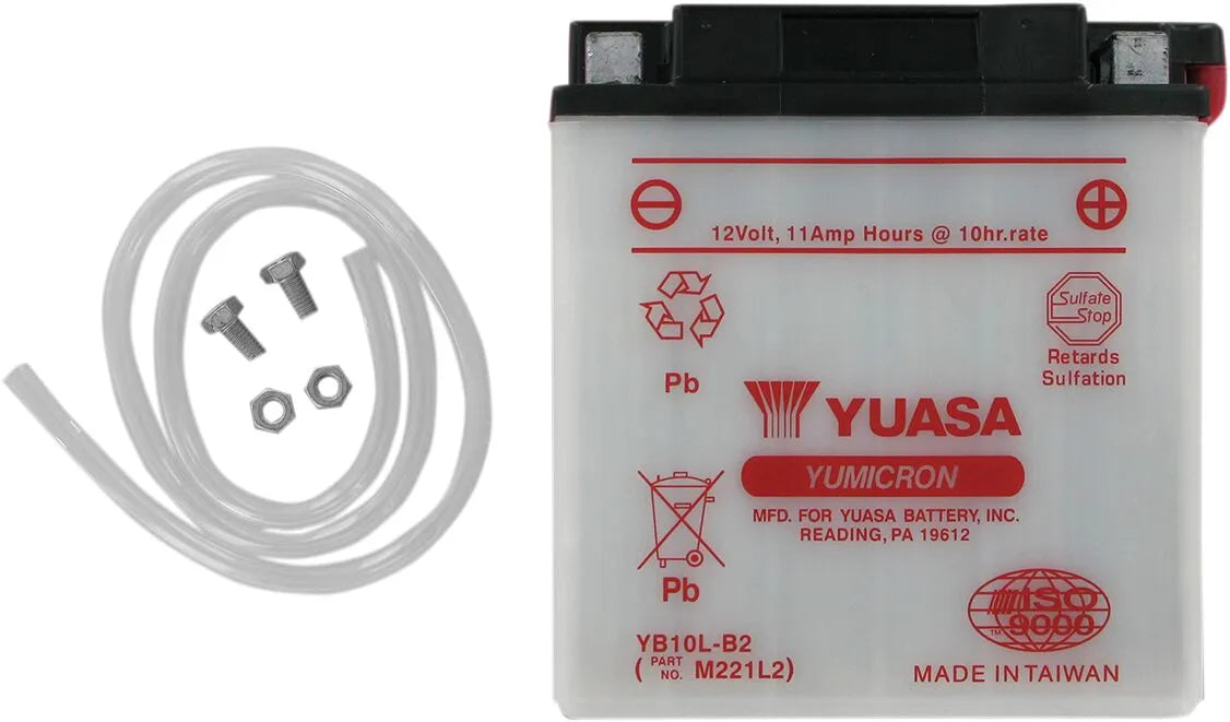 Yuasa Yumicron YB10L-B2 Dry Battery for Suzuki Piaggio Yamaha