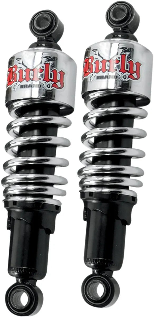 Burly Brand Slammer Shocks 10.5" For Harley Davidson