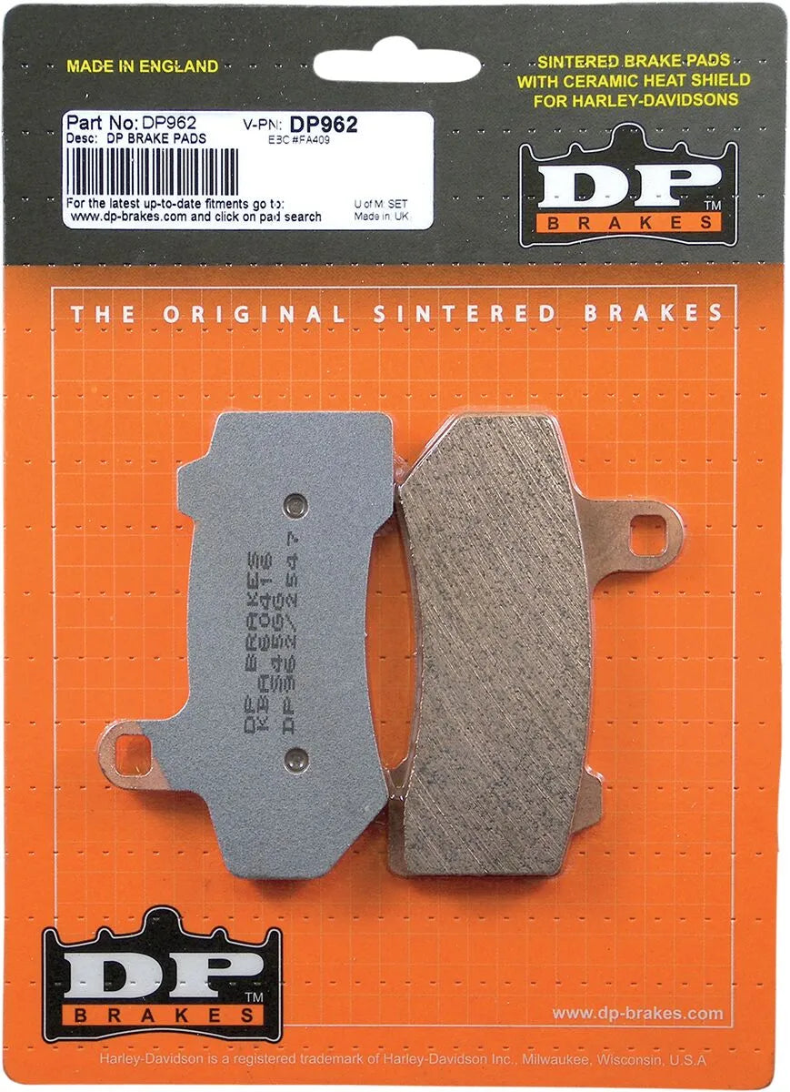 Dp Brakes Spiekane Metaliczne Klocki Hamulcowe Do Harley/buell - Przód I Tył