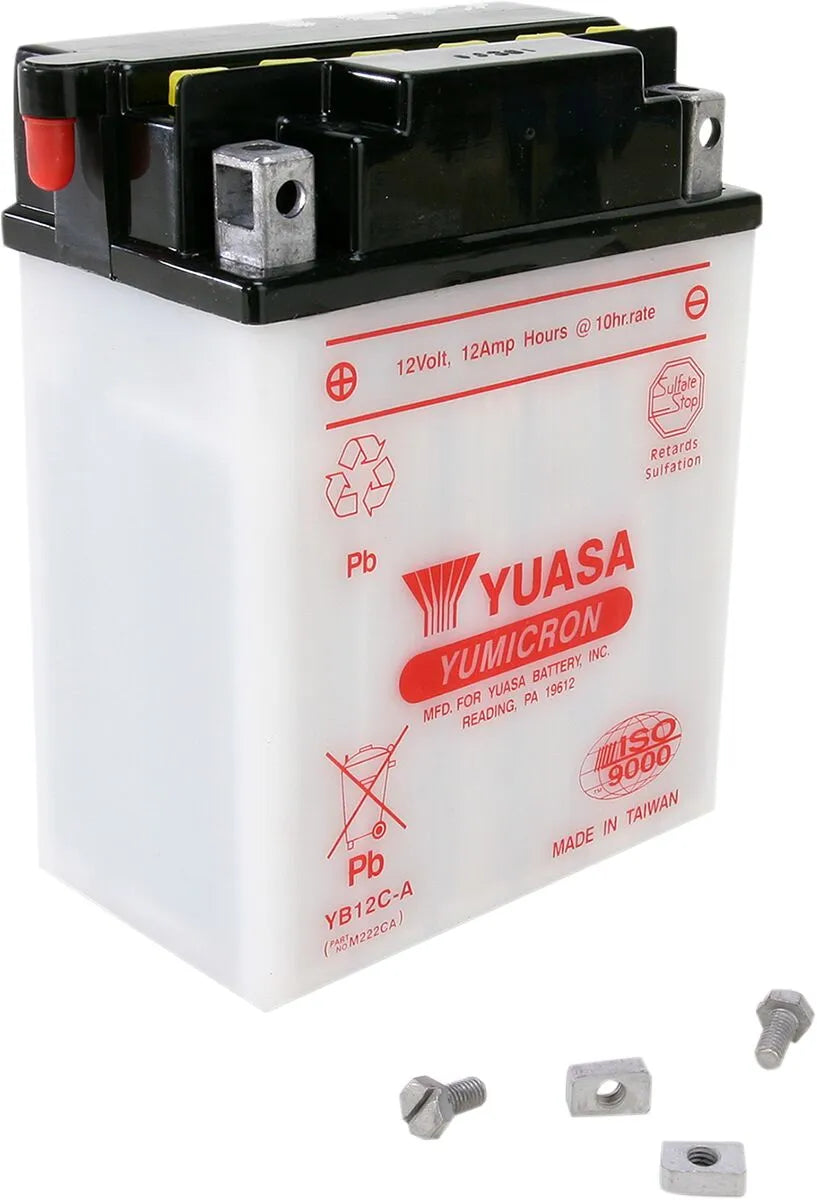 Yuasa Yumicron YB12C-A Dry Battery for Yamaha CF Moto 1987-2015