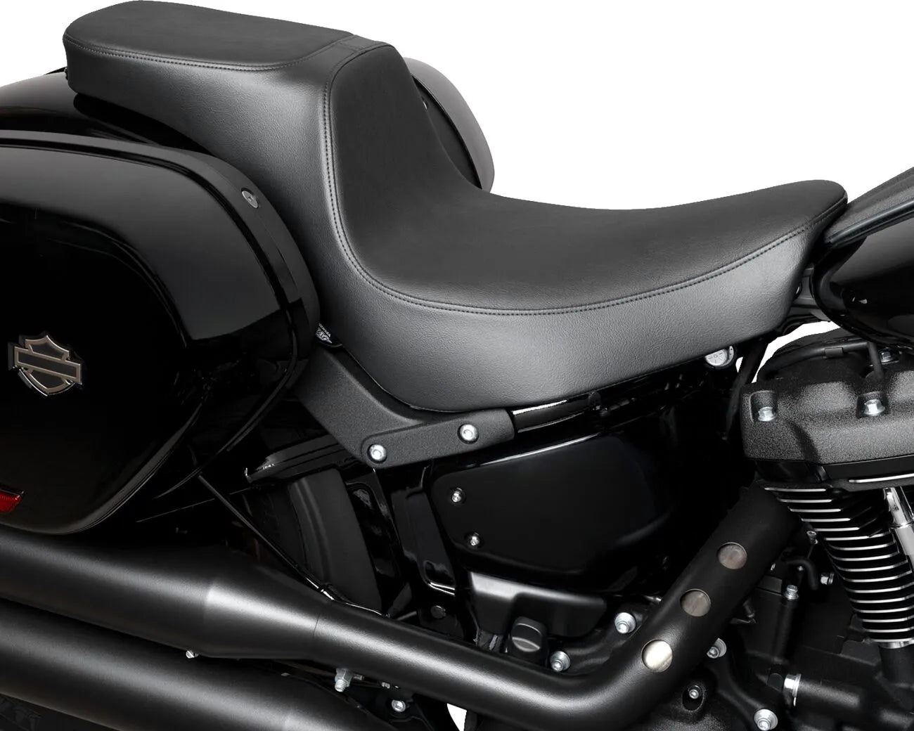 Drag Specialties Performance Predator 2-up Seat - For Harley Davidson