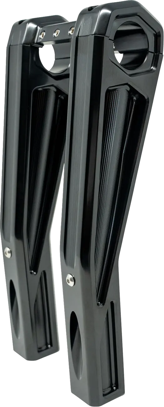 Kodlin USA Ascent Pro Risers 10" Gloss Black w/ Top Clamp