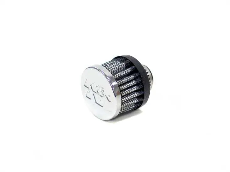 K & N Chrome Crankcase Vent Filter 5/16"