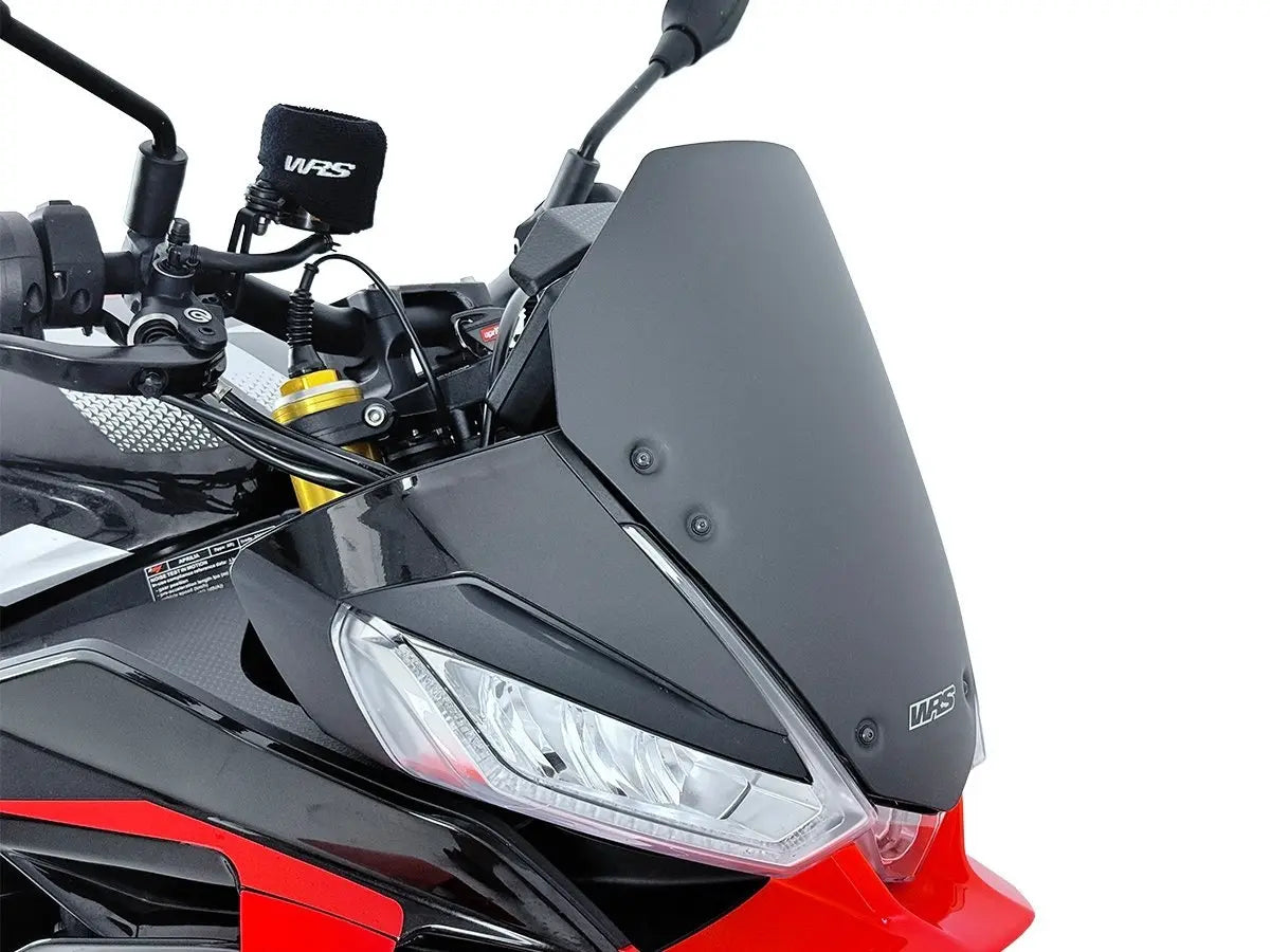 WRS Sport Windscreen - 3.5cm Shorter - Matt Black - AP018NO