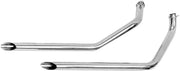 Paughco Staggered Dual Slash Cut Drag Pipes