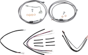 BURLY BRAND Stainless Braided Cable/Brake Line Kit for Ape