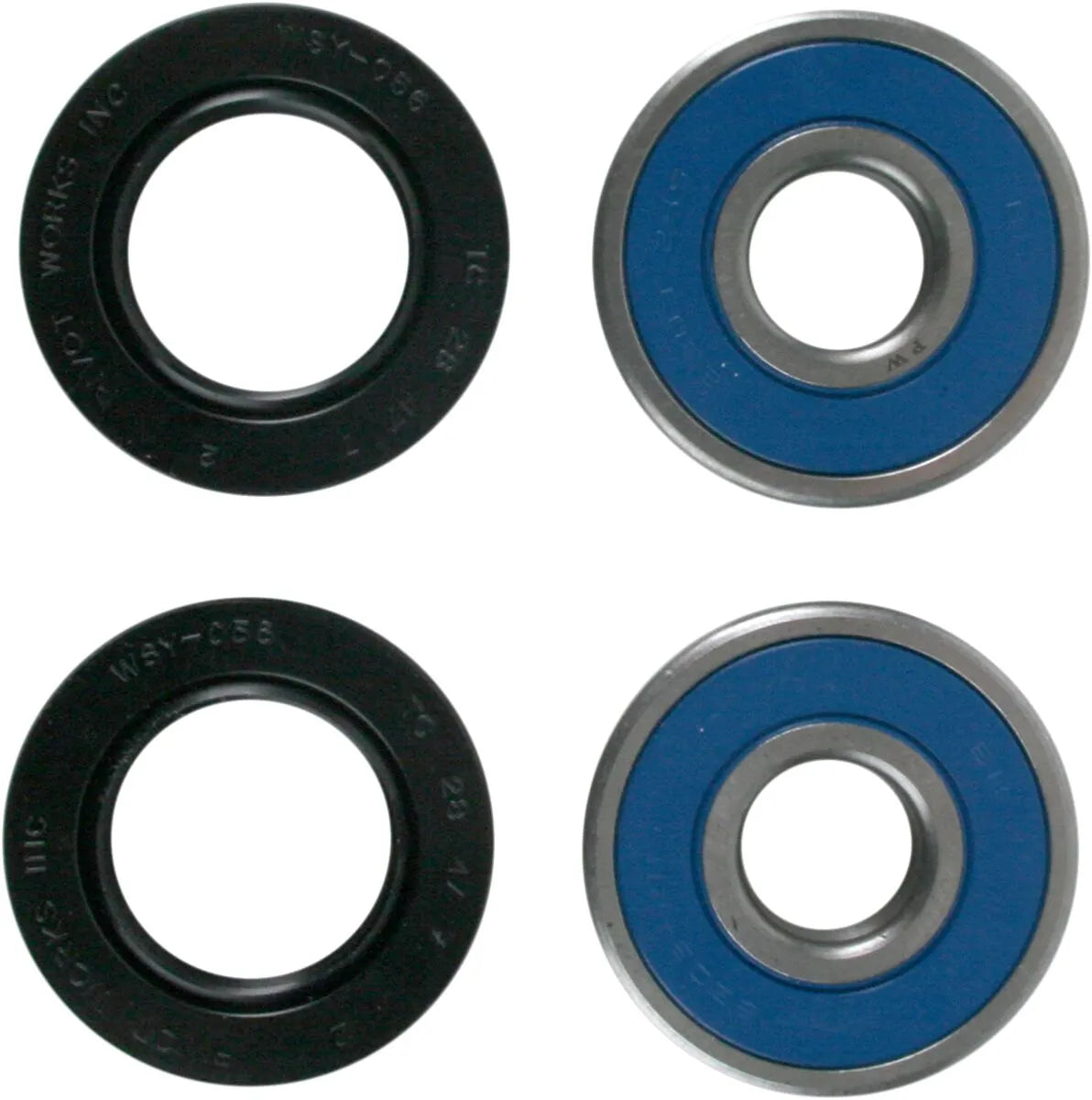 PIVOT WORKS Wheel Bearing and Seal Kit for Front