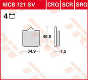 Trw Crq Series Carbon Race Klocki Hamulcowe - Przód