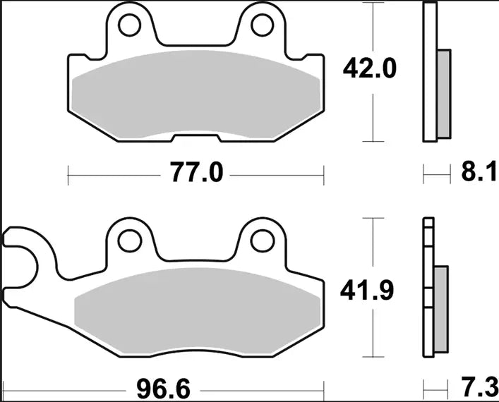 Klocki hamulcowe spiekane Brembo Sd Offroad Prime Line