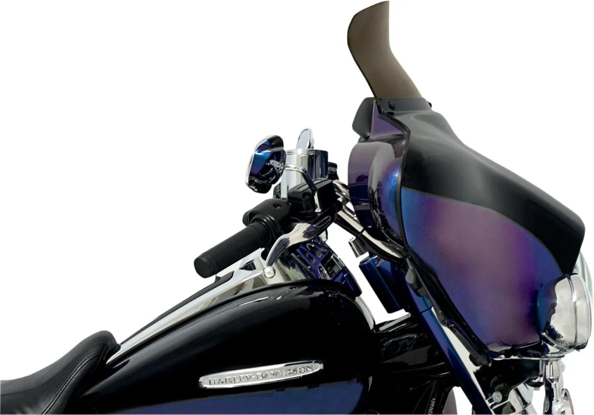 Memphis Shades Spoiler Windshield - 6.5" Smoke