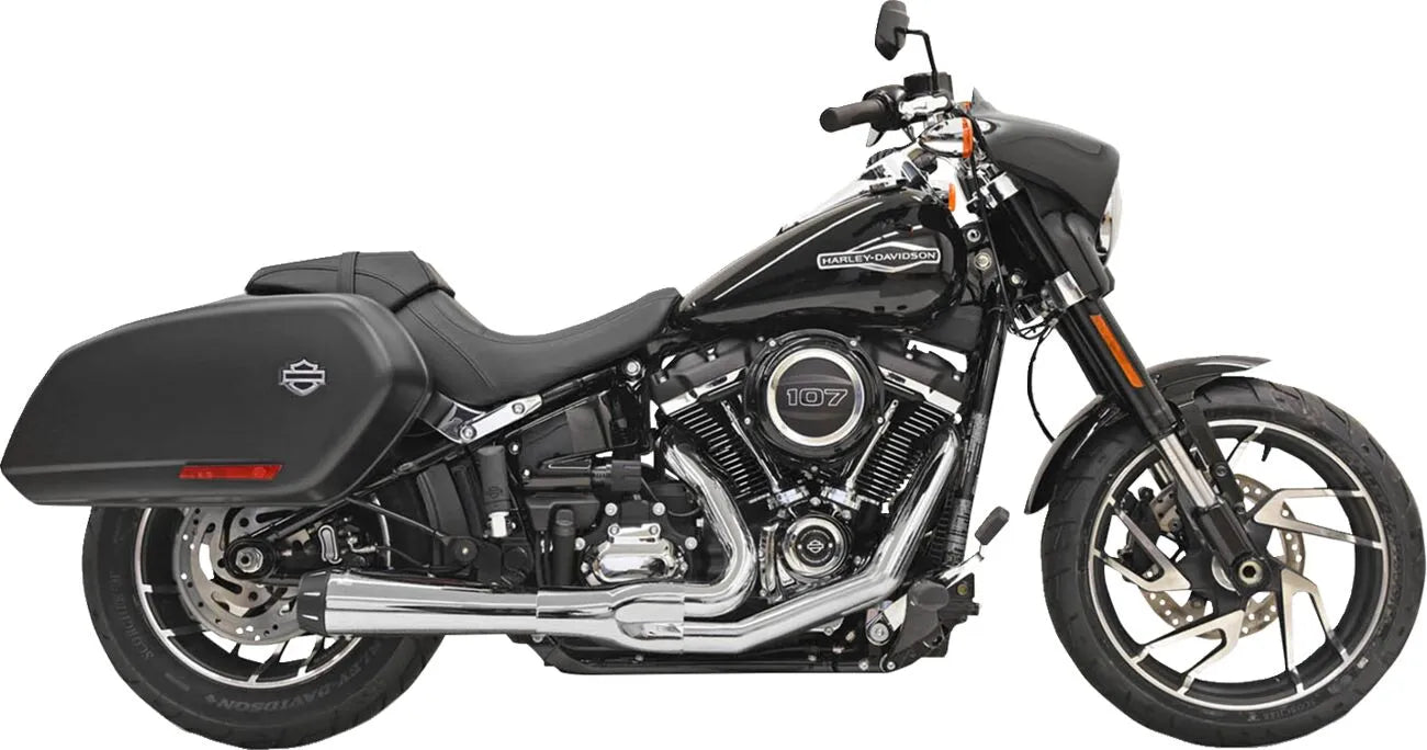 Bassani Xhaust 2-w-1 Road Rage Układ Wydechowy Chrom