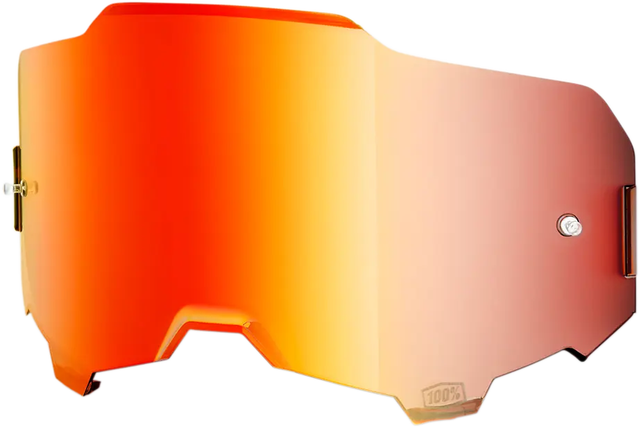 100% Armega Goggle Lens Mirrored Red