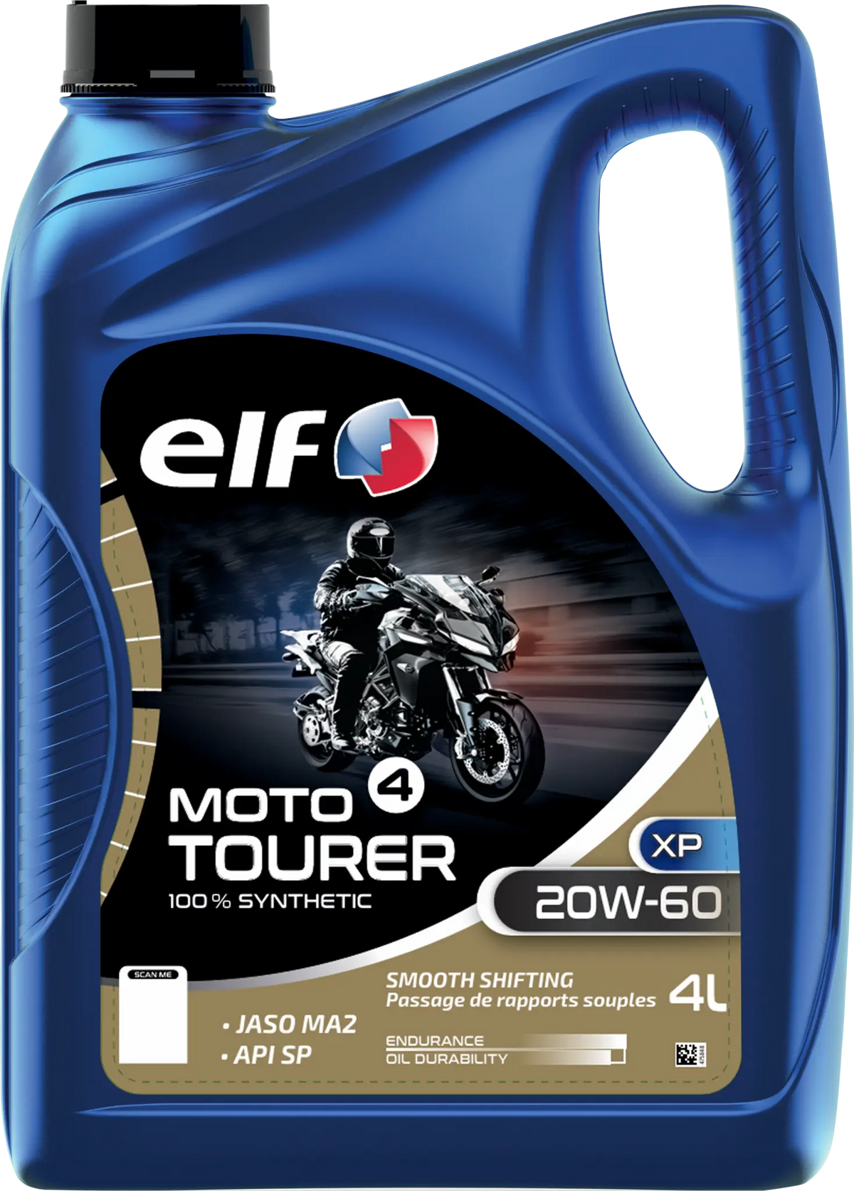 ELF Moto 4 Tourer XP 20W-60 Synthetic Engine Oil 4L