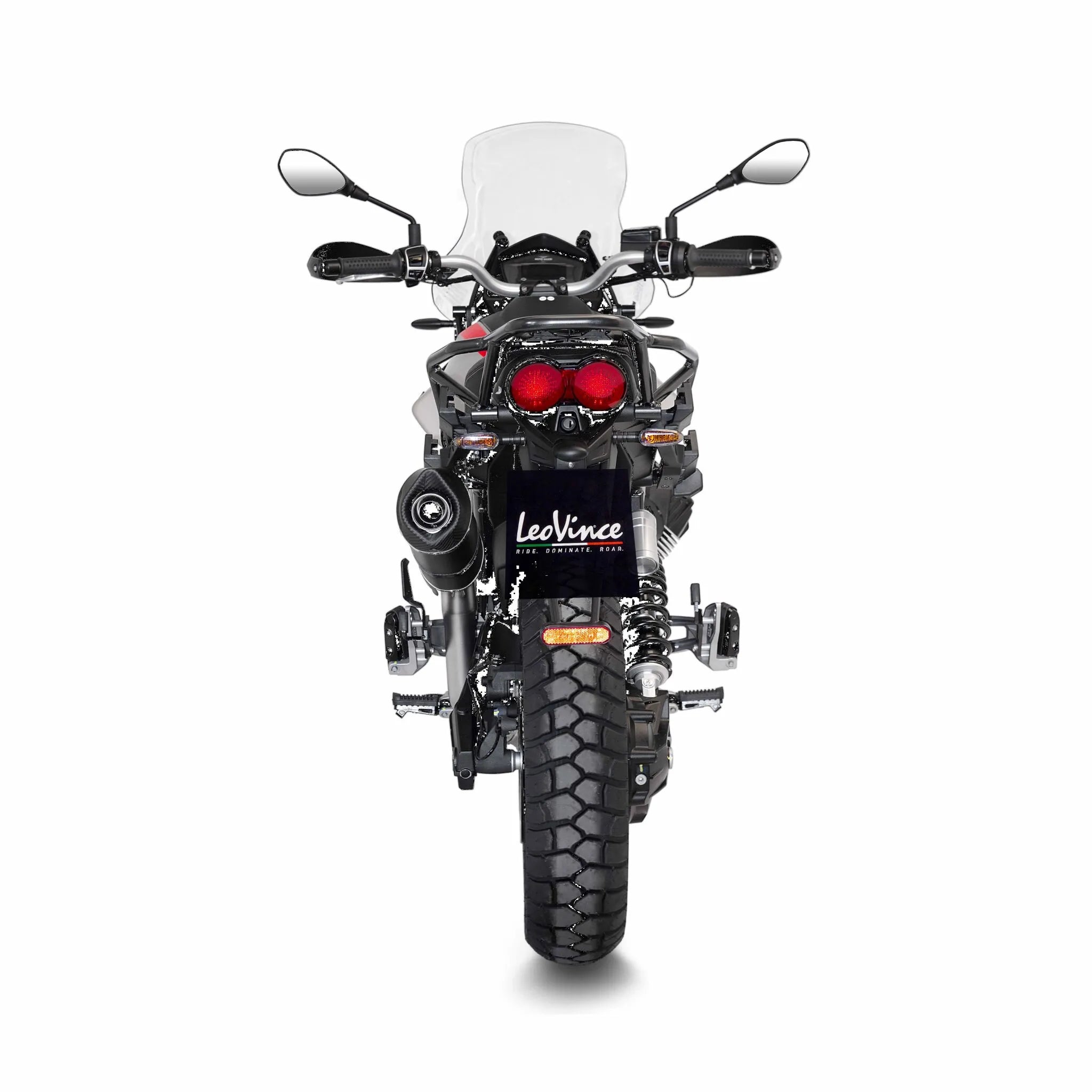 Leovince Lv One Evo Black Edition Tłumik Slip-on - Homologacja Drogowa ECE