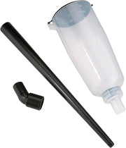 Moose Offroad Adjustable Funnel with Lid 1100ml Black Clear