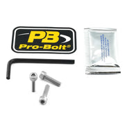 Pro Bolt Aluminium Fuel Cap Kit - Silver