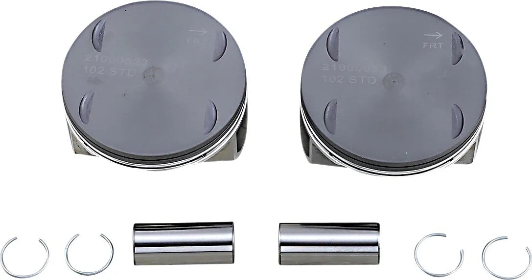 Drag Specialties 10.5:1 Compression Piston Kit for 114 Engines