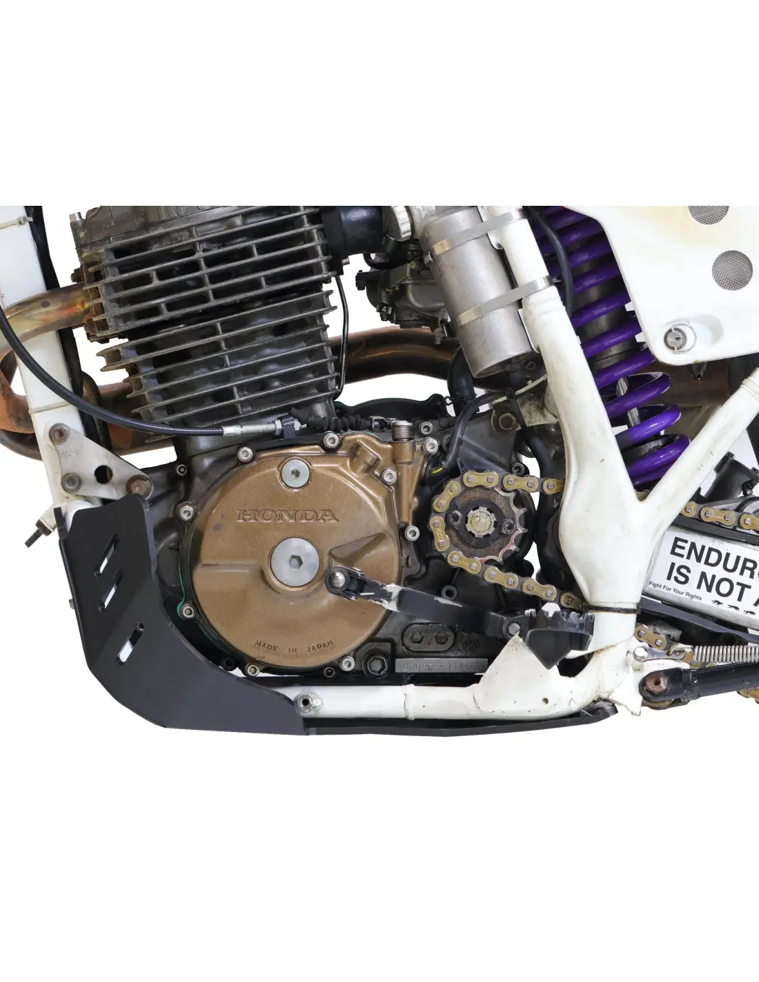 Axp Racing Adventure Skid Plate Black 8mm for Honda XR600R