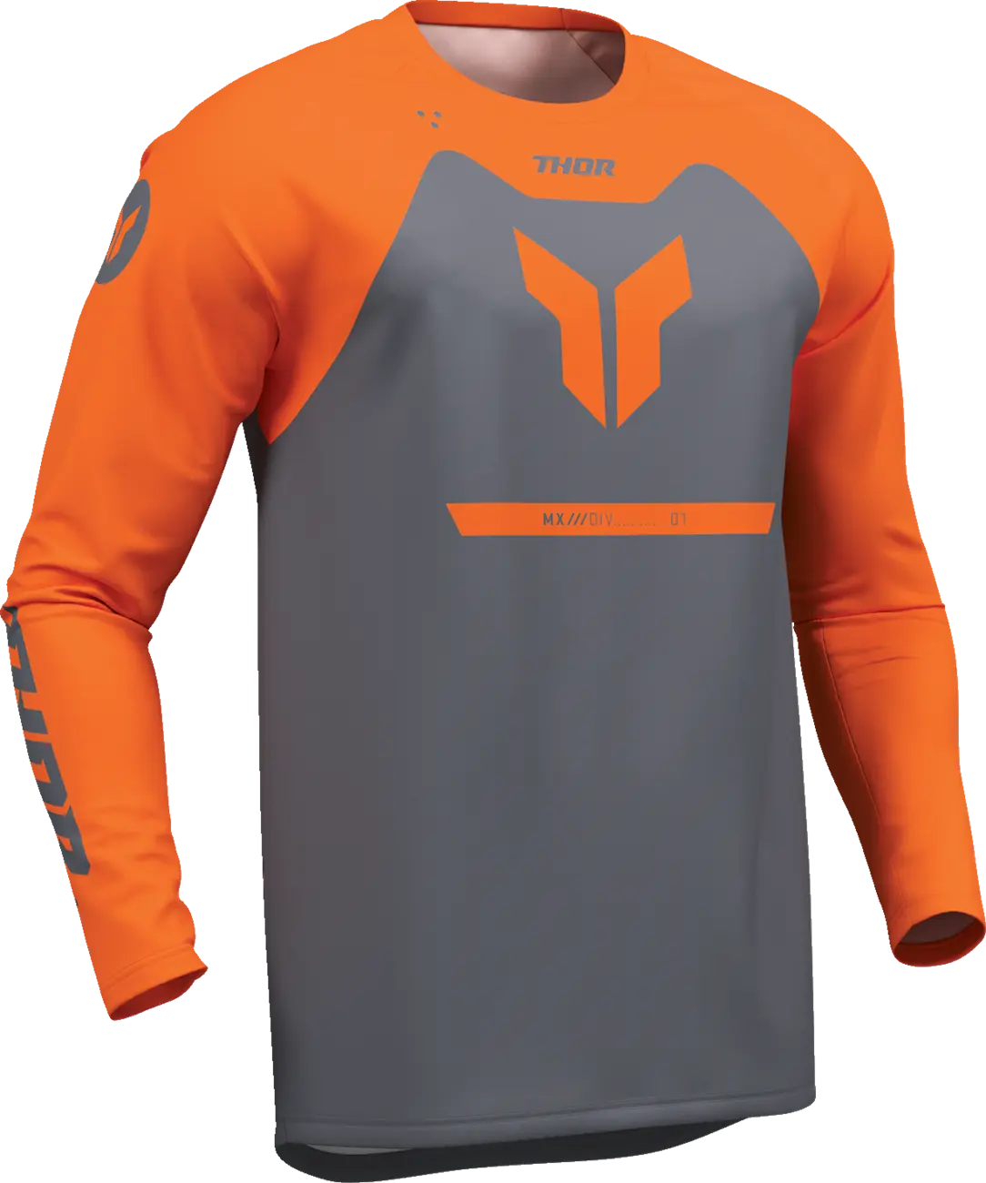 Thor Ridemode Menace Youth Jersey Charcoal