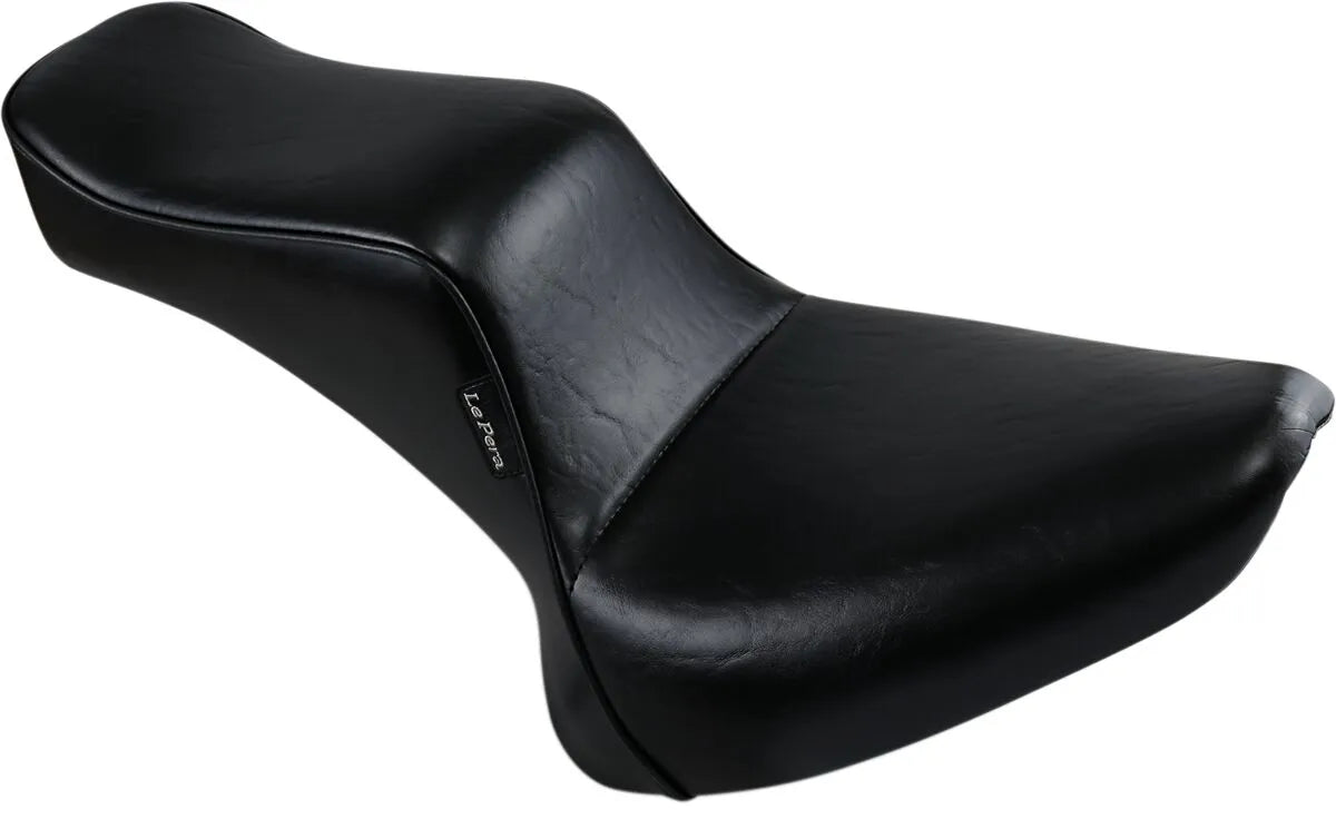Le Pera Cherokee Seat - Black Vinyl - For Harley Davidson