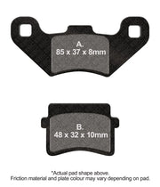 Ebc Sfac Carbon Series Skuterowe Klocki Hamulcowe - Przód