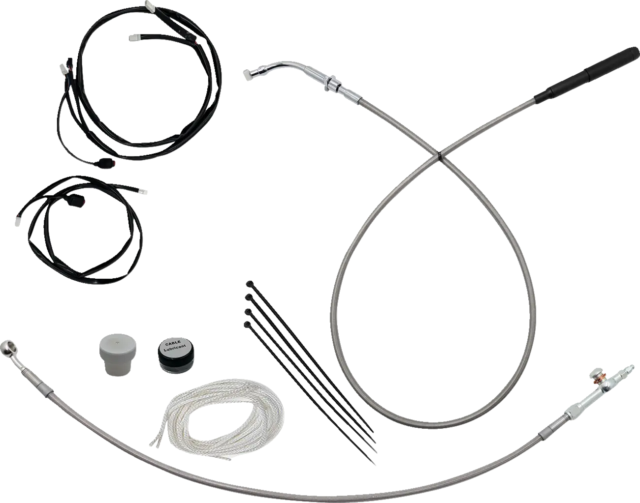 Fat Baggers Inc. EZ Install Cable Kit for 13-14" Ape Hangers