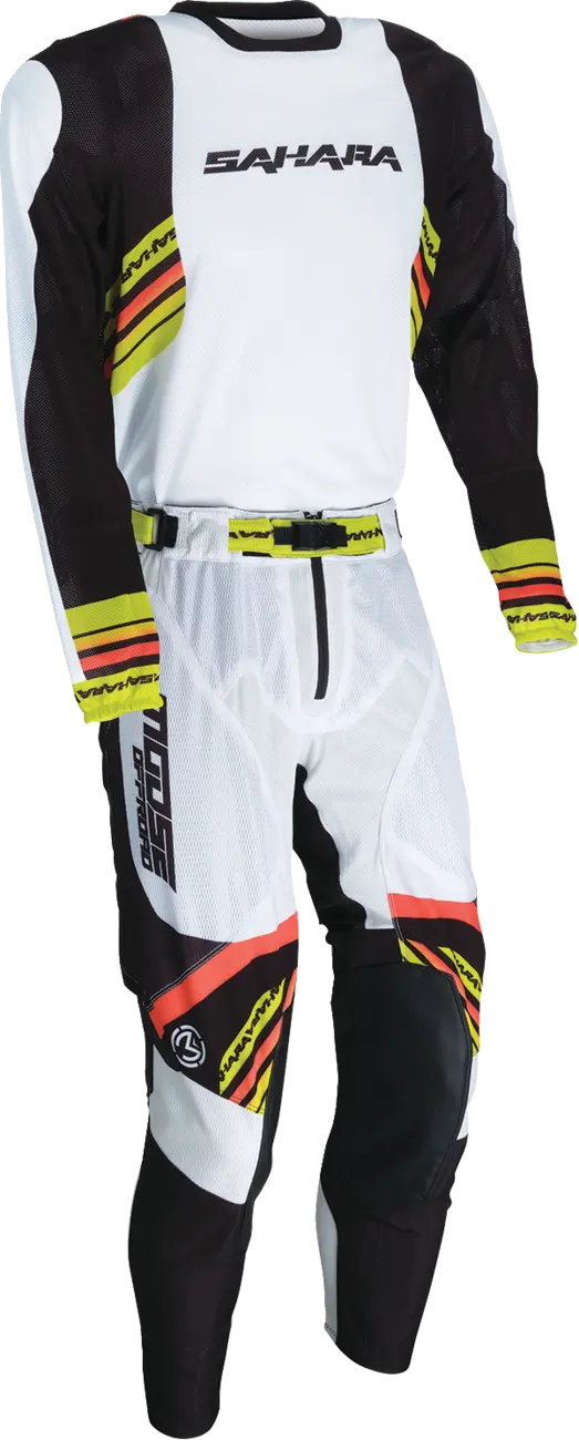 Moose Offroad Sahara Slim Pants White/Black
