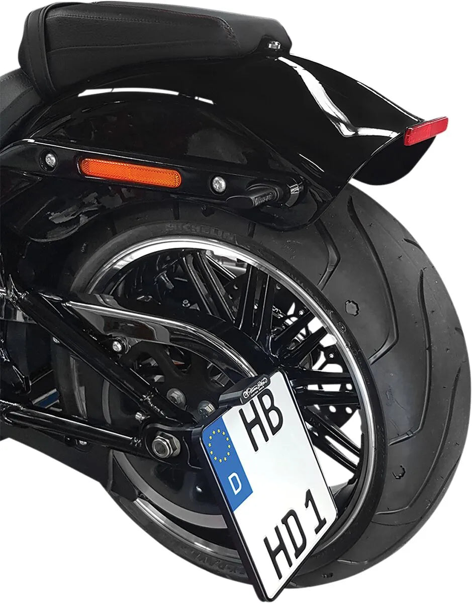 Heinz Bikes Side Mount License Plate Holder For Indian