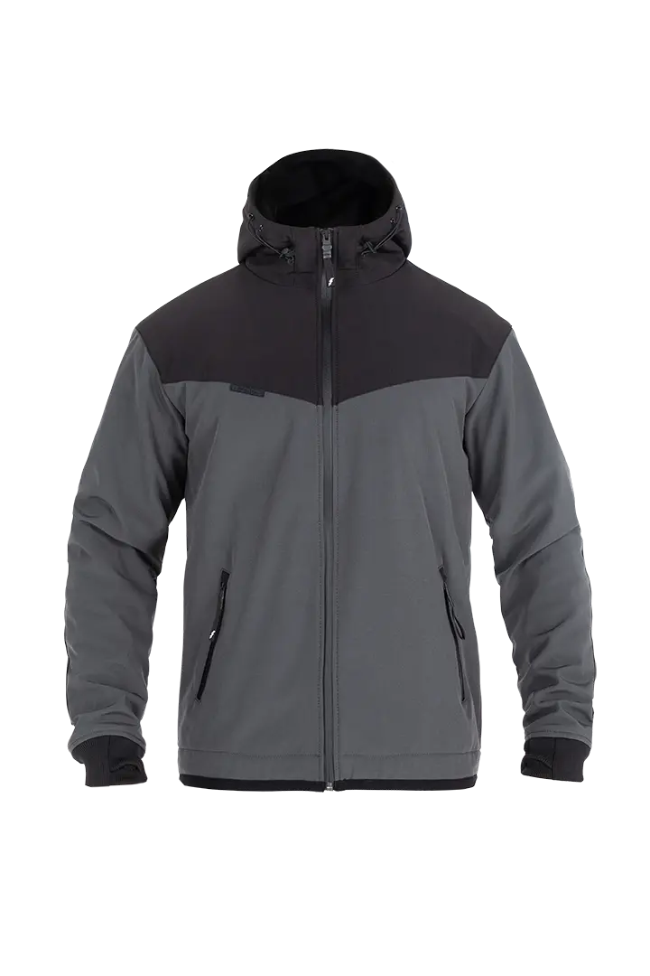 John Doe XTM V3 Softshell Rip Stop Hoodie Gray/Black