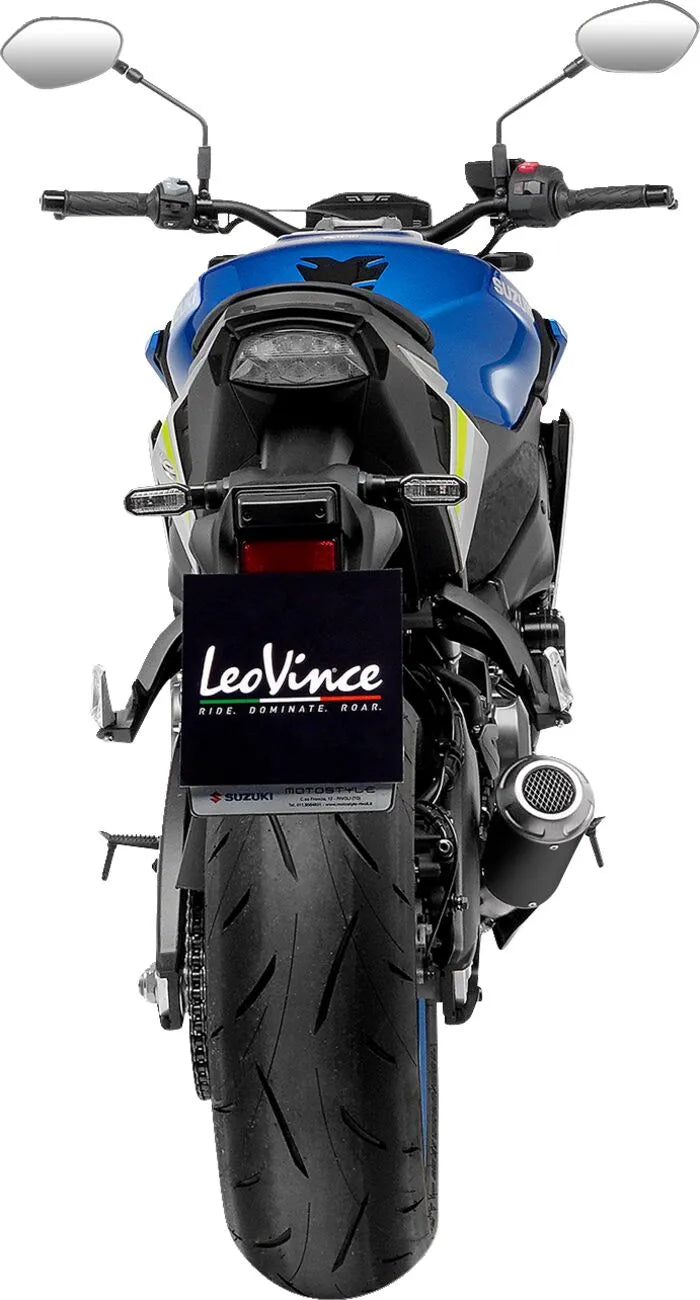 Leovince Lv-10 Black Edition Tłumik Slip-on - Homologacja Drogowa ECE