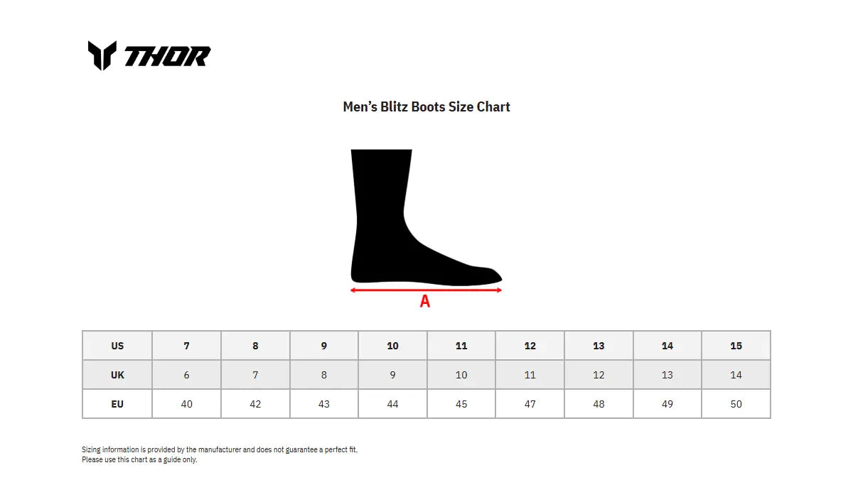 Thor Blitz XR Boots Black/Blue