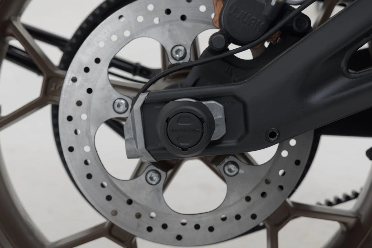 SW-Motech Rear Nylon Axle Sliders - Black - STP.29.176.10000/B