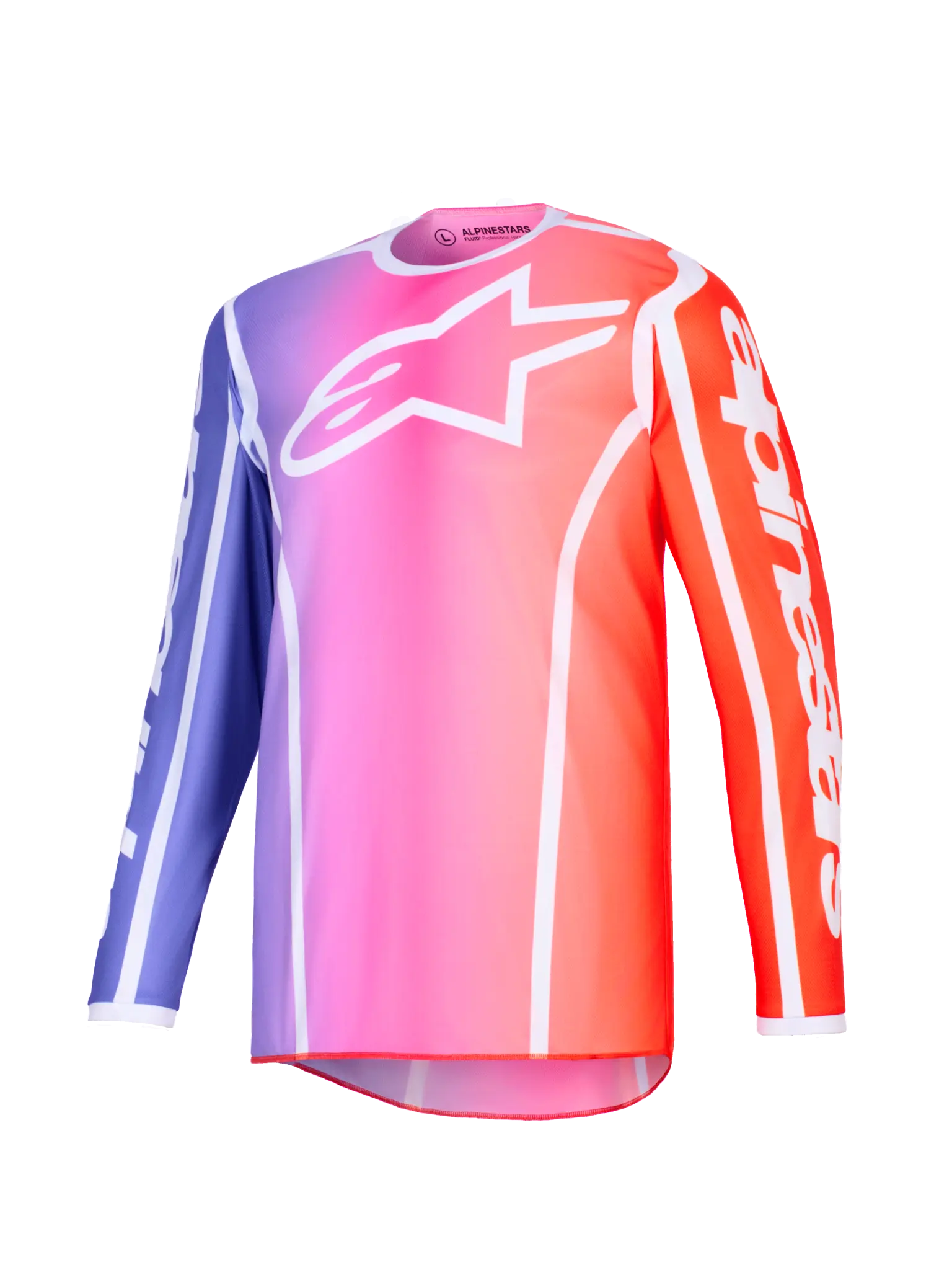 Alpinestars Fluid Apex Jersey - Red/Pink/Purple/White
