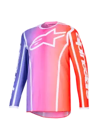 Alpinestars Fluid Apex Jersey - Red/Pink/Purple/White