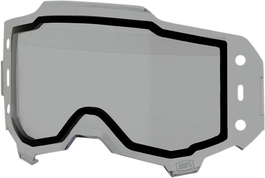 100% Armega Forecast Dual Pane Goggle Lens Smoke