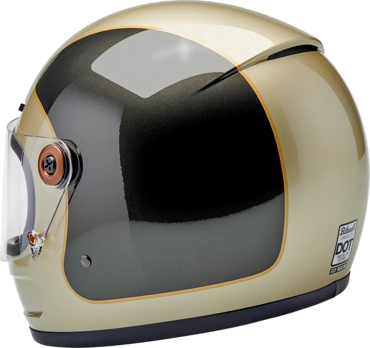Biltwell Gringo SV Helmet Metallic Champagne/ Tracker