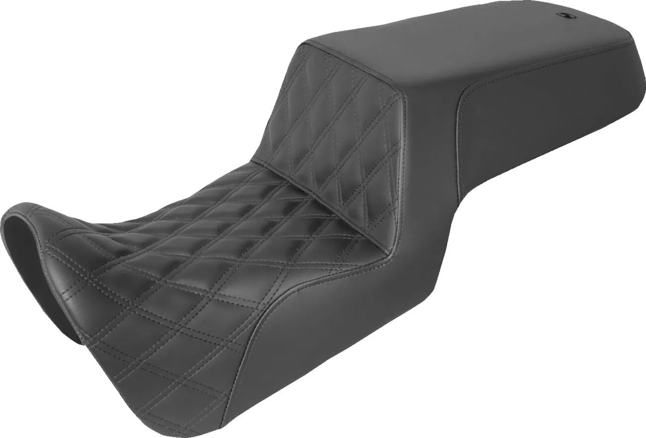 Saddlemen Lattice Stitch Step-up Seat - For Harley Davidson
