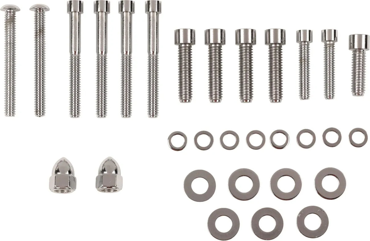 Drag Specialties Smooth End Cover Bolt Set for Harley Davidson