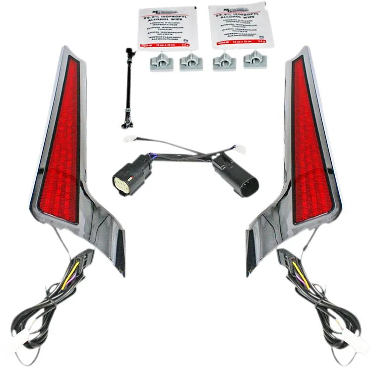 Custom Dynamics Fascia Led Panels - Red Lens