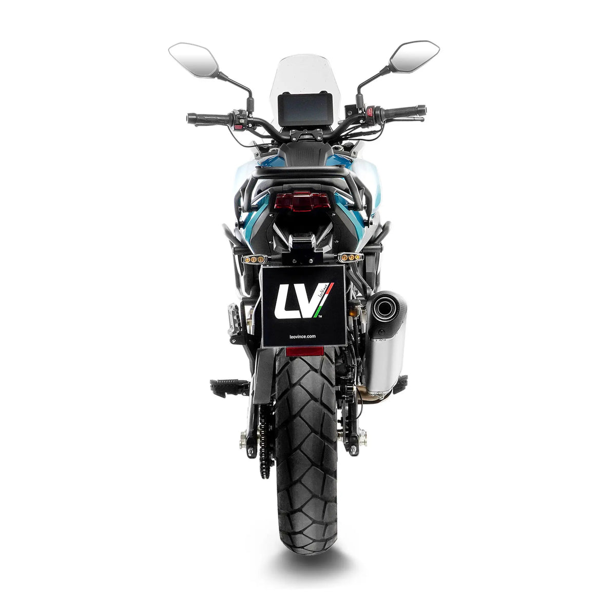 Leovince LV-14 Stainless Steel Slip-On Muffler for QJMOTOR SRT