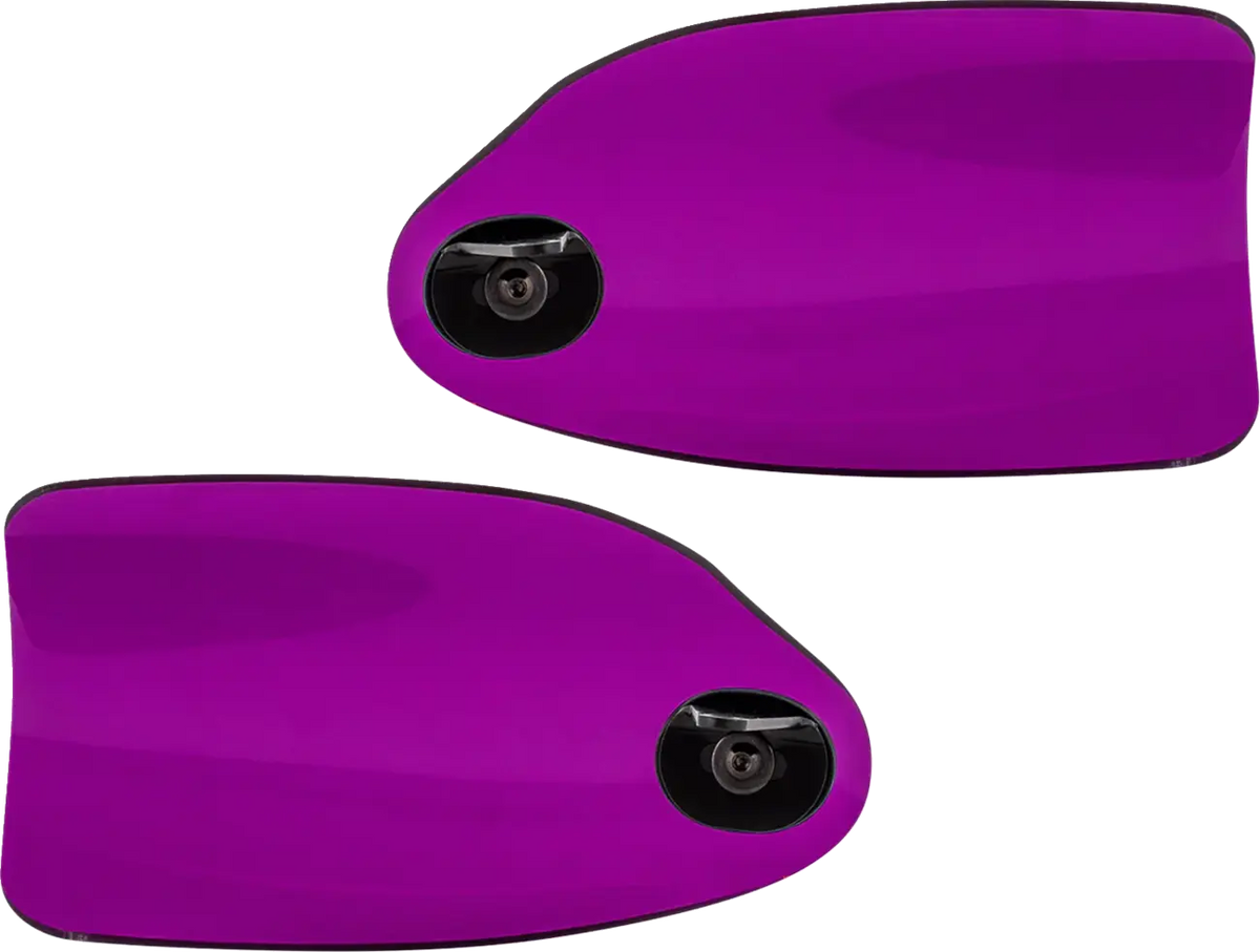 Klock Werks Flare Acrylic Handguards - 1" - Purple - KWS-01-0134-23