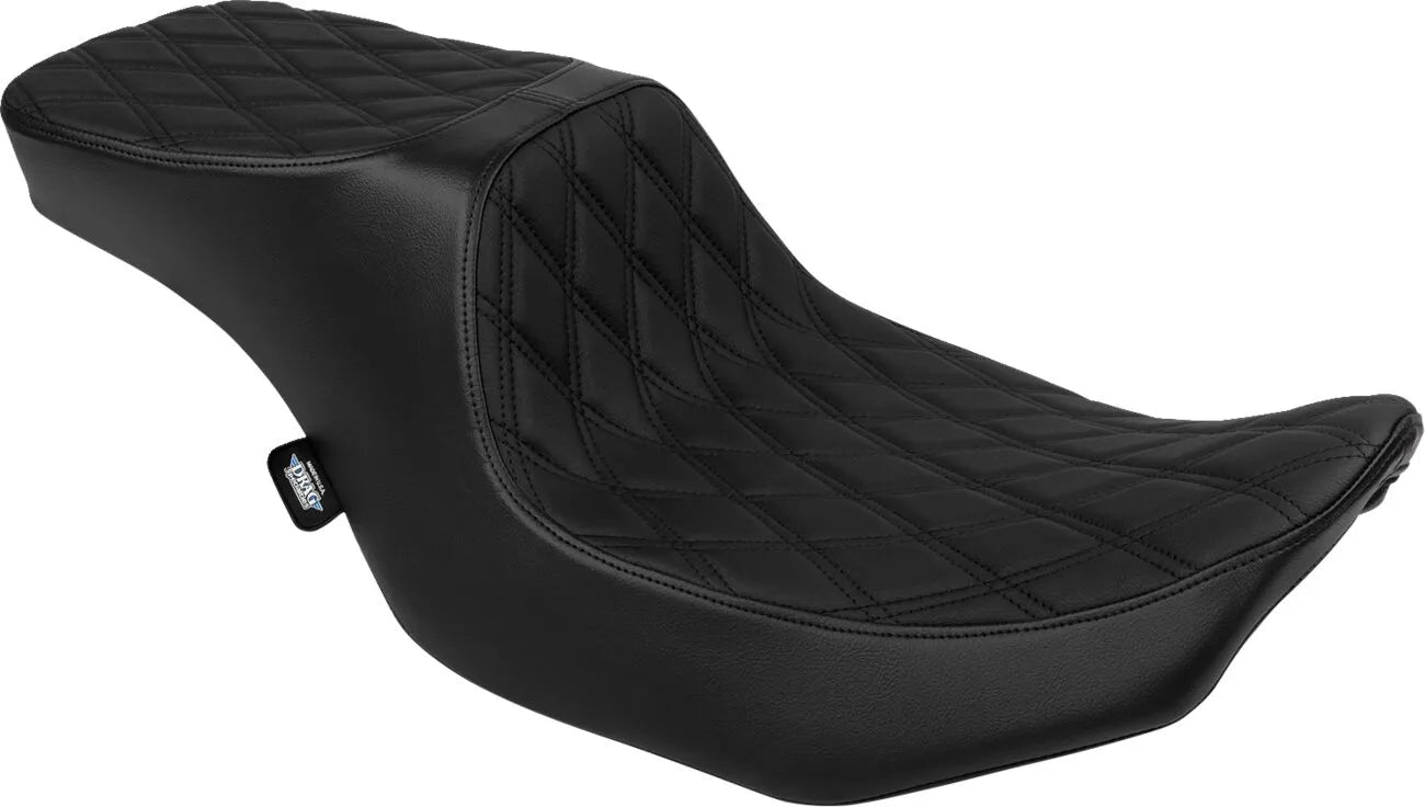 Drag Specialties Performance Predator 2-up Seat - For Harley Davidson